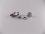 1/4" Stainless Steel Tube Lock x 1/4" NPT straight fitting