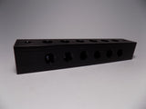 6 port flow through 90 degree junction block