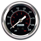 Air ride Pressure monitoring gauges