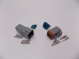 Electrical connector kit, 6 pin weather proof