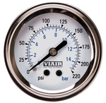 Air ride Pressure monitoring gauges
